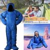 Adult Sleeping Bag Full Body Wearable Suit, Lightweight Mummy Style Cold Weather Sleeping Bag, 3-4 Seasons Warm Human Shaped Sleeping Wear with Arms and Legs for Backpacking Indoor Outdoor view 4