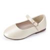 PANDANINJIA Rena Girls Dress Shoes Mary Jane Ballet Flats Back to School Uniform Shoes for Toddler/Little Kid view 1