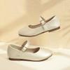 PANDANINJIA Rena Girls Dress Shoes Mary Jane Ballet Flats Back to School Uniform Shoes for Toddler/Little Kid view 4