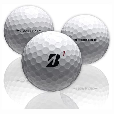 Golf Ball Monkey Cheap Recycled for Bridgestone Tour B RX Golf Ball & Tour B RXS Golf Balls Mix White 24 Pack - 4A / Near Mint Used Balls for Bridgestone Golfballs Tour for Men Women