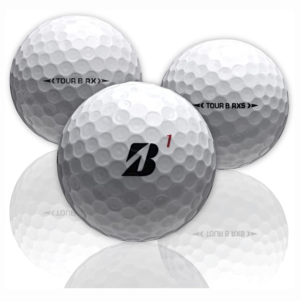 Golf Ball Monkey Cheap Recycled for Bridgestone Tour B RX Golf Ball & Tour B RXS Golf Balls Mix White 24 Pack - 4A / Near Mint Used Balls for Bridgestone Golfballs Tour for Men Women