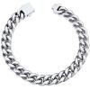 ChainsHouse Stainless Steel Mens Women Chain Bracelet 9mm 23cm Cuban Chain Bracelet view 1