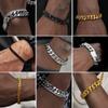 ChainsHouse Stainless Steel Mens Women Chain Bracelet 9mm 23cm Cuban Chain Bracelet view 2