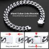 ChainsHouse Stainless Steel Mens Women Chain Bracelet 9mm 23cm Cuban Chain Bracelet view 4