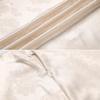 Zeagoo Silk Skirts for Women Jacquard Midi High Waist Skirt Elegant Satin Skirts view 2