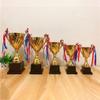 YASAT Metal Award Trophy Cup Gold Award Trophy Cups Award Trophy Cup for Children Adult, Trophy Awards for Party, Props, Rewards, Winning Prizes, Competitions (Size : 13.1 * 7") view 3