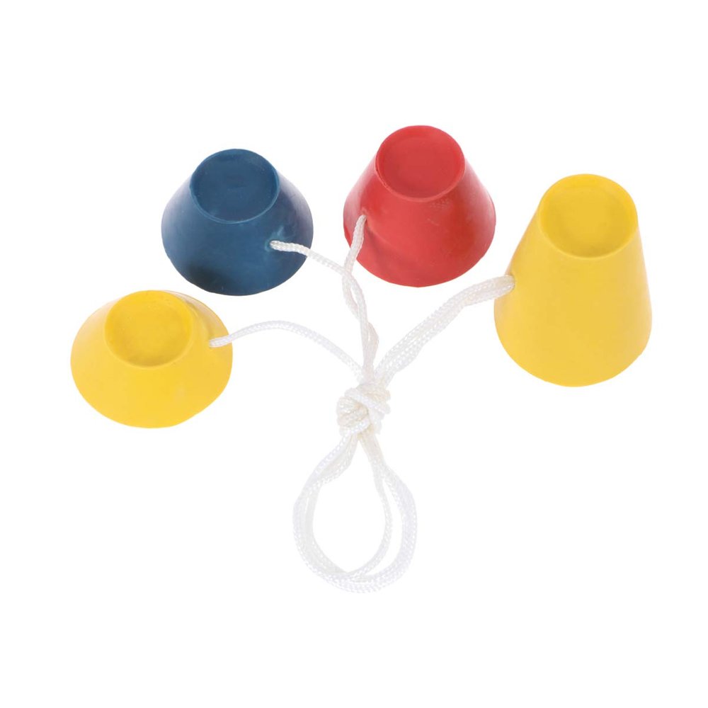 DECHOUS Golf Winter Tee Set 4pcs Jumbo Tees Made of Rubber 14mm 18mm 24mm 38mm Heights for Chilly Days
