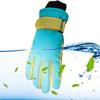 SCAPH Winter Ski Gloves Warm Gloves Warm Cute Printed Cycling Gloves Soft Windproof Mittens for Women Cold Weather Heated (Color : Green-a, Size : One Size) view 3