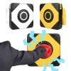 PU Wall Punch Boxing Bag Boxing Focus Target Wall Fighting Pad, Training Bag for Sanda Taekowndo (Black and Yellow) view 2