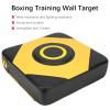 PU Wall Punch Boxing Bag Boxing Focus Target Wall Fighting Pad, Training Bag for Sanda Taekowndo (Black and Yellow) view 4