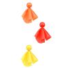 Valcatch 6 Pack/Set American Football Penalty Flag Tossing Flags Challenge Flags Referee Flag Sports Fan Set for Football Party Games Accessory Yellow,Red,Orange view 3