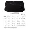 AONIJIE Running Belt with 250ml Soft Flask for Women and Men Lightweight & Non-slip Black Fanny Pack Fits All Size Phones Passport and More (Black with 250ml Soft Flask, XL) view 2