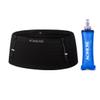 AONIJIE Running Belt with 250ml Soft Flask for Women and Men Lightweight & Non-slip Black Fanny Pack Fits All Size Phones Passport and More (Black with 250ml Soft Flask, S) view 1