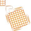 Flat Nylon Sling Hoisting Net - Heavy Duty Lifting Cargo Nets, Safety Lifting Net Straps, Heavy Duty Loading And Unloading Cargo Hoisting Net, Polyester Bungee Net, Climbing Protection Net ( Size : 1. view 2