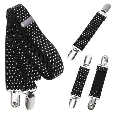 Eco-Fused Mitten Clips and Hat Clip - Never Lose Mittens, Gloves, Beanie Caps Again - Strong Clips for Secure Attachment - Perfect Solution for Toddlers (Black)