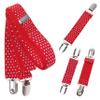 Eco-Fused Mitten Clips and Hat Clip - Never Lose Mittens, Gloves, Beanie Caps Again - Strong Clips for Secure Attachment (Red) view 1