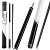 CUEDESG Carbon Fiber Pool Cue Stick 10.5mm/11.8mm/12.5mm,Low Deflection Pool Stick,Professional Cue Stick with Case (Black-10.5mm) view 1