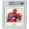 Champ Bailey 2009 Topps Mayo Autograph Card #47 BAS view 1