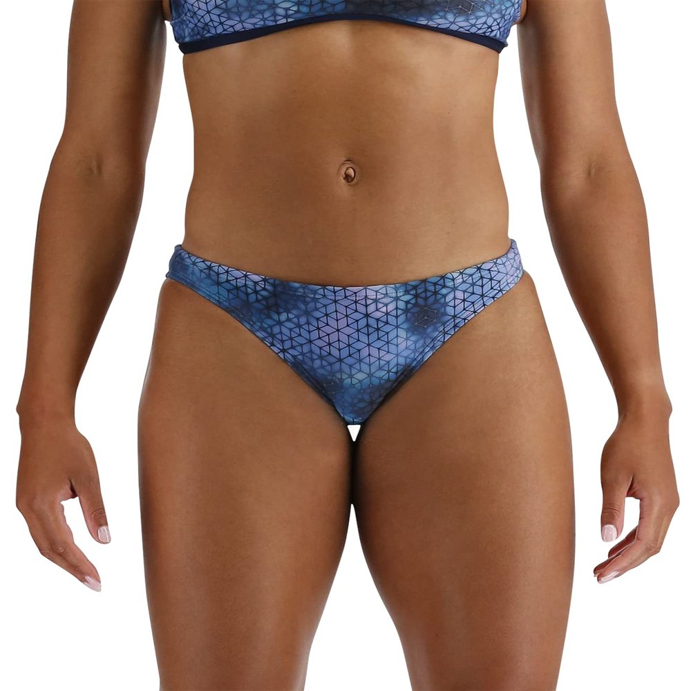 TYR Women's Durafast Elite Classic Bikini Swimsuit Bottom, Blue Ice, X-Small