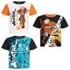 Avatar The Last Airbender Graphic T-Shirts 3 Pack for Boys 8 Wh/Bk/Tq SS view 1