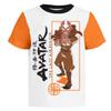 Avatar The Last Airbender Graphic T-Shirts 3 Pack for Boys 8 Wh/Bk/Tq SS view 3
