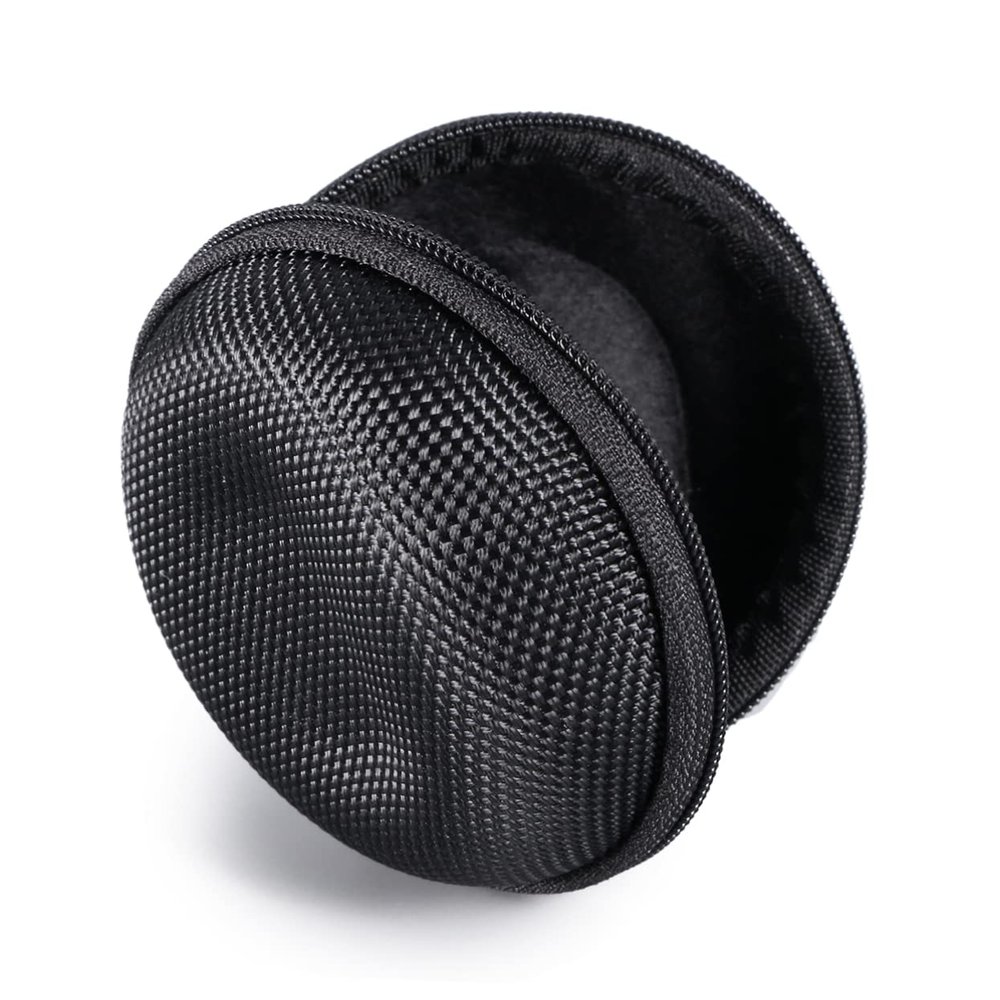 Mikikit Eva Watch Box Single Watch Case for Men Women Travel Storage Case Soft Felted Interior Black