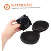 Mikikit Eva Watch Box Single Watch Case for Men Women Travel Storage Case Soft Felted Interior Black view 2