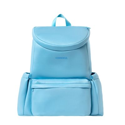 Corkcicle Lotus Backpack Cooler Bag - Keeps Drinks Cold All Day - Food Safe - Santorini Neoprene