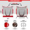 PowerNet Hanging Dual Use Practice Net for Baseball & Softball Training, Hang on Garage or Connect to 7x7 PowerNet Frame, Backstop Screen for Hitting & Pitching (Net Only) view 3