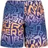 Under Armour Boys' Volley Swim Trunks with UPF 50+ Sun Protection, Quick Dry Bathing Suit Shorts, Midnight Navy Warp, 4 view 3