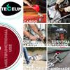 TECEUM 2 Inch Webbing  Red  50 Yards  2 Heavy-Duty Wide Webbing for Outdoors Indoors Crafting DIY nw view 4