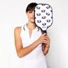 Ame & Lulu Drop Shot Pickleball Paddle | Durable Fiberglass Surface, 0.51" Honeycomb Interior | Sweat-Proof Grip | Lightweight and Versatile for All Skill Levels - Rainbow view 2