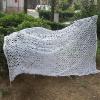 Camo Netting,Bulk Rolls,Camouflage Netting Tarp,White Camo Netting,Very Suitable for Awnings,Camping,Shooting,Army Sunscreen Nets,Party Decoration Photography Background,2*15m(6.56*49.21ft) view 4