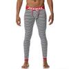 JOCKMAIL Long Johns Pants Men Thermal Underwear Cotton Printed Mens Thermal Underwear Sleeping Bottoms Leggings Pant (as1, Alpha, x_l, Regular, Regular, Red-2) view 2