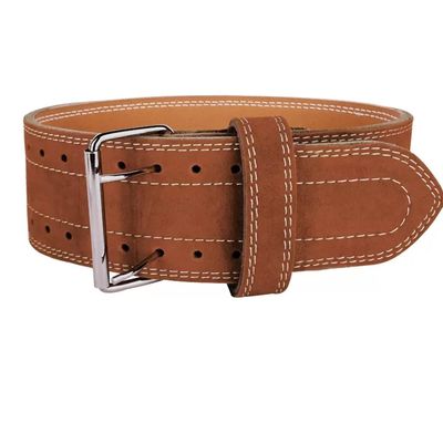 Weight Belts Powerlifting Belt Squat Hard Pull Exercise Belt Back Support for Weightlifting, Gym, Exercise Men and Women are Suitable (Color : Brown, Size : Medium)