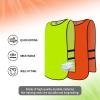 Graunton Pinnies Scrimmage Team Practice Vests Jerseys for Children Youth Teen & Adult for Sports Basketball, Soccer, Football,Breathable(12 Jerseys), Large, 6 Green + 6 Orange view 2