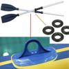 Berfi Life Kayak Paddle Drip Rings 4 Pieces for Kayak Canoe Rafting Paddles Shaft, Universal Kayak Durable Splash Guards Paddle Accessories view 2