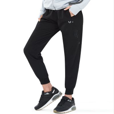NORTHYARD Women's Running Athletic Pants Track Lightweight Joggers Workout Jogging Casual Sweatpants with Zipper Pockets Black L
