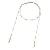 HOOENG Strap Eyeglass Chains for Women Metal Beaded Neck Chain Simple Stylish Eye Chain String Holder Glasses Cord view 1