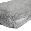 Manduka Enlight Rectangular Bolster - Rectangular Pillow - Carry Handle - Hidden Zipper - Micro-Fiber Cover Wool Grey One Size One Size view 4