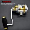 CAMEKOON Conventional Reels Saltwater Trolling Fishing, Up to 66Lbs Carbon Drag, 4.6 inch Long Power Handle, Adjustable Strike Button, Lever Drag Casting Reel view 2