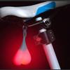 Bike Tail Ball Bike Light,Creative Silicone Cycling Night Safety Warning Light,Bicycle Seat Back Egg Signal Lamp,Waterproof LED Night Essential Light,Mountain and Road Bike Rear Light (Red) view 1