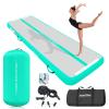 VOFiTNY All Purpose Gymnastics Mat 13ft Sturdy Inflatable Tumble Track with Air Roller for Home/Gym view 1