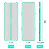 VOFiTNY All Purpose Gymnastics Mat 13ft Sturdy Inflatable Tumble Track with Air Roller for Home/Gym view 4