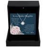 Game On Novelties Love Knot Silver Necklace Luxury Box Badass Daughter Necklace Love KNT Gift for Daughter from mom Floral Daughter Jewelry Daughter Pendant view 1