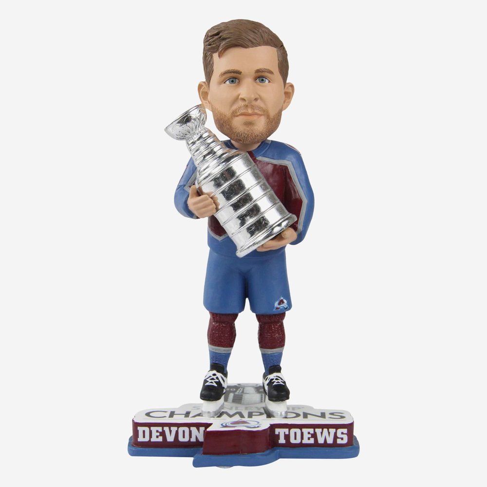 FOCO Devon Toews Colorado Avalanche 2022 Stanley Cup Champions Bobblehead NHL Hockey
