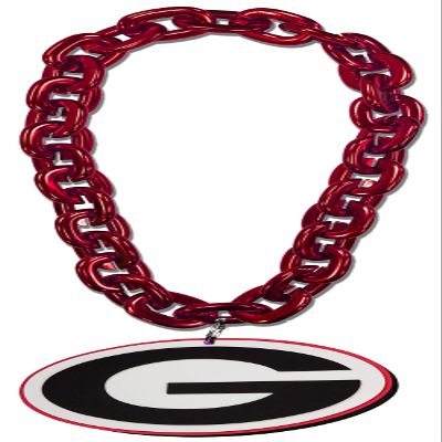 Aminco Georgia Bulldogs NCAA Fan Chain, Red