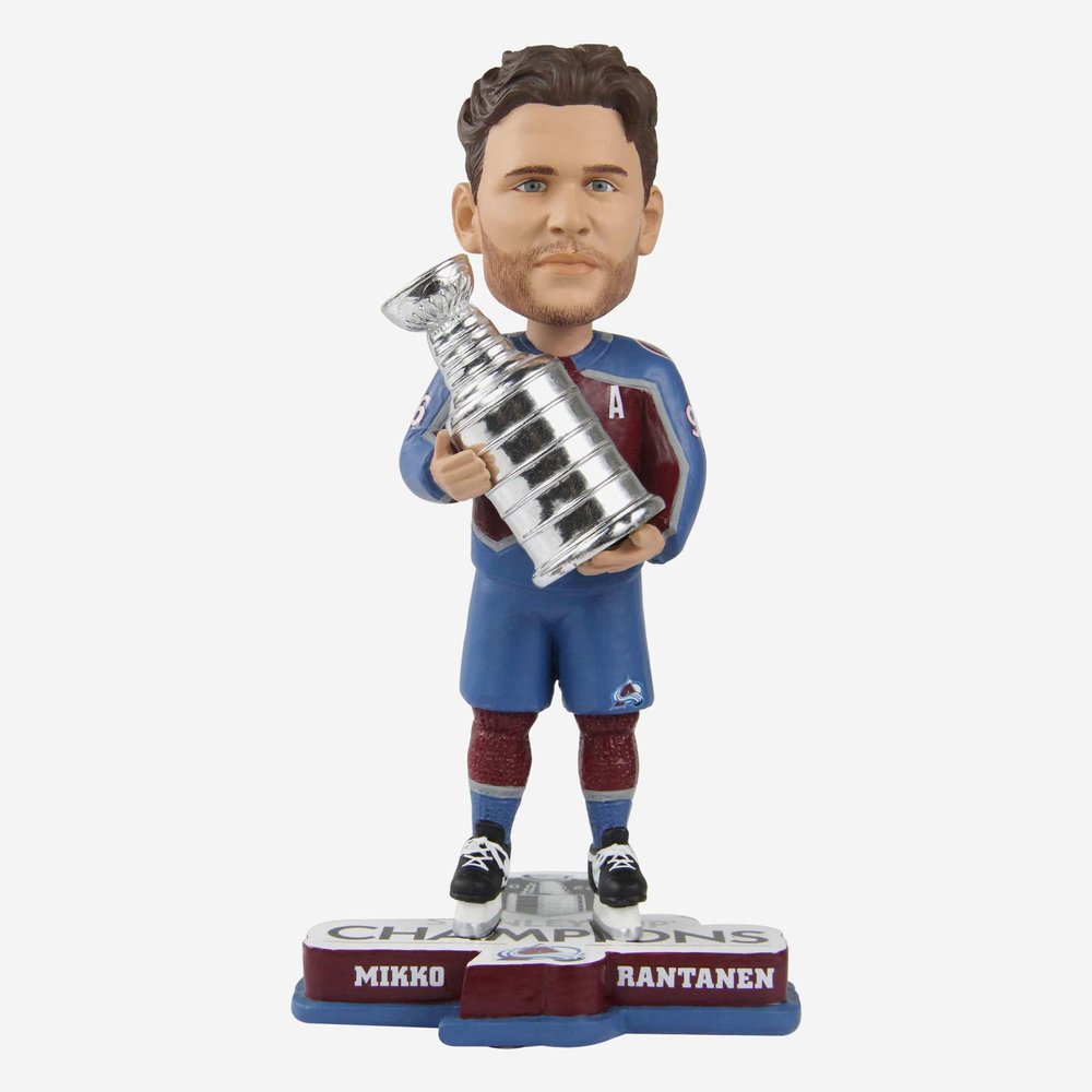 FOCO Mikko Rantanen Colorado Avalanche 2022 Stanley Cup Champions Bobblehead NHL