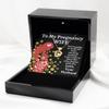 Heart Knot Gold Necklace Luxury Box To my pregnancy wife necklace Present for my future mother, the queen of my heart view 2