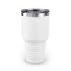 Hakuna Ma'coffee - Ringneck Tumbler, 30oz White 30oz view 3